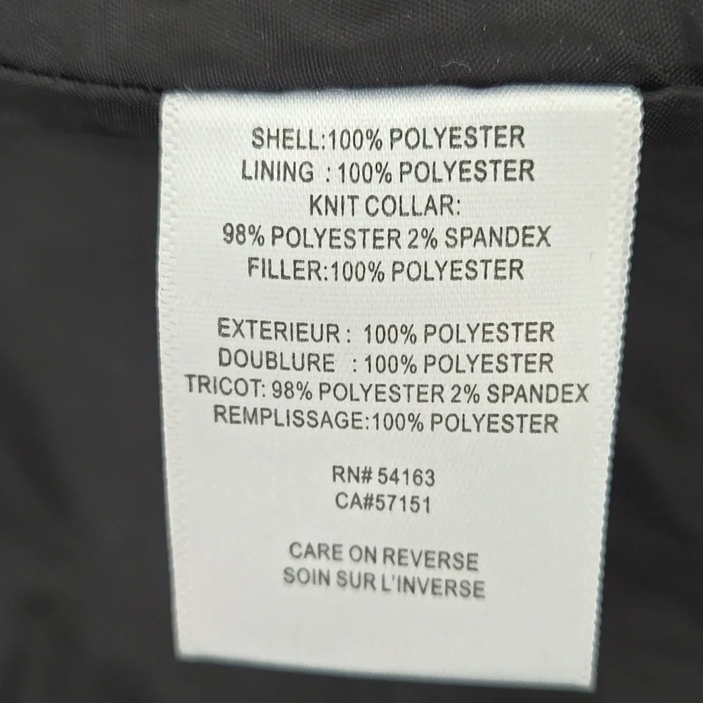 LAST CHANCE! Calvin Klein Women's Quilted Black Hooded Jacket - Picture 16 of 16